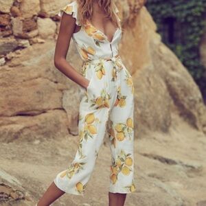 For Love & Lemons Limonada Jumpsuit